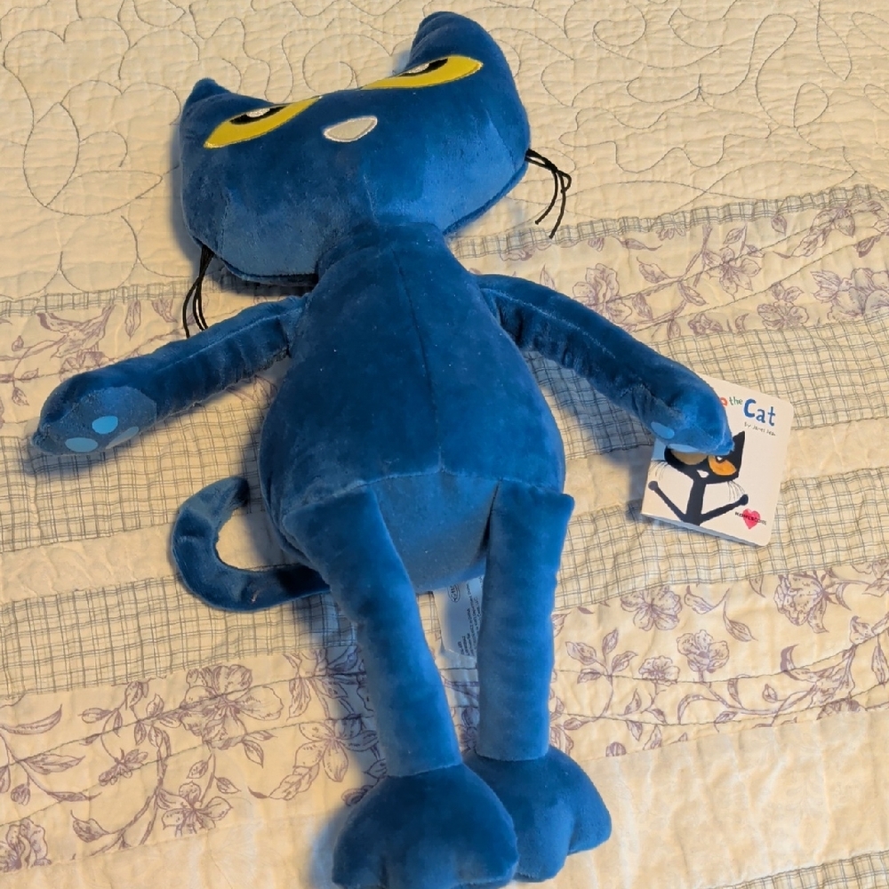 Charming Blue Cat Plush Toy